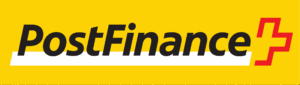 PostFinance Logo auf gelbem Hintergrund PostFinance Logo auf gelbem Hintergrund